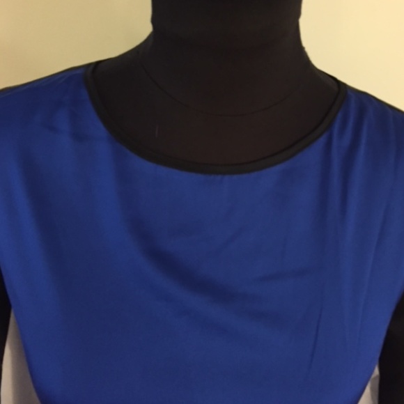 VINCE CAMUTO COLOR BLOCK TOP w/CONTRAST-PIPING - Picture 6 of 6